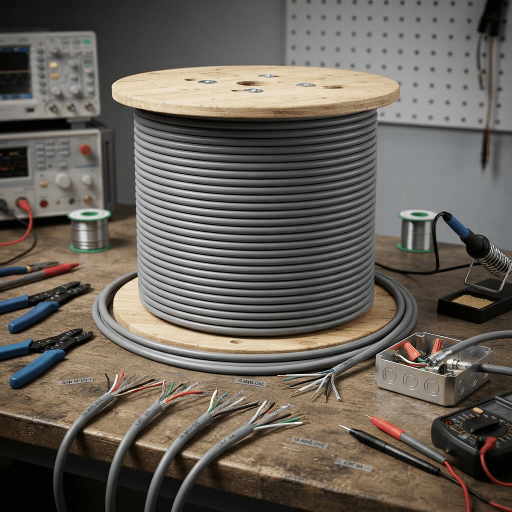 Ethernet cable reel