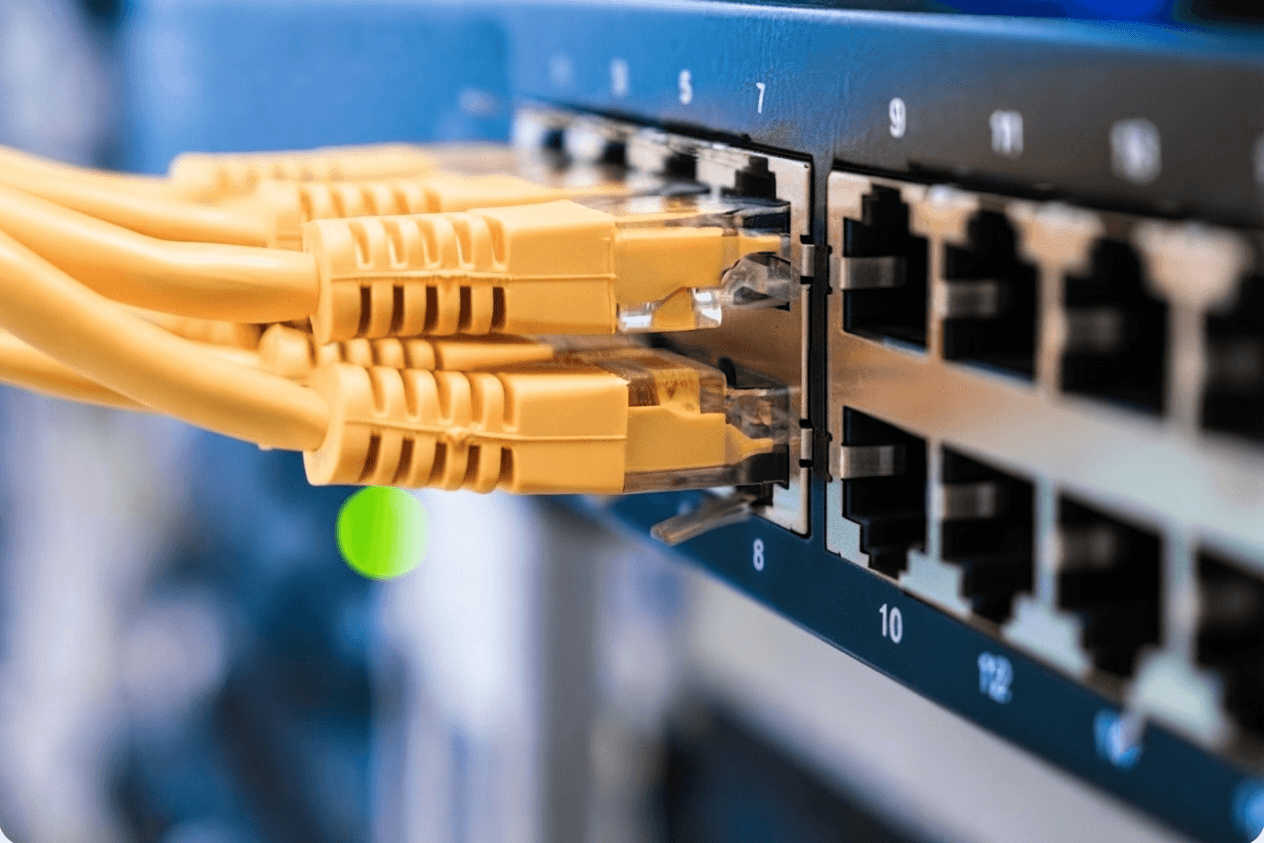 Ethernet fiber cabling