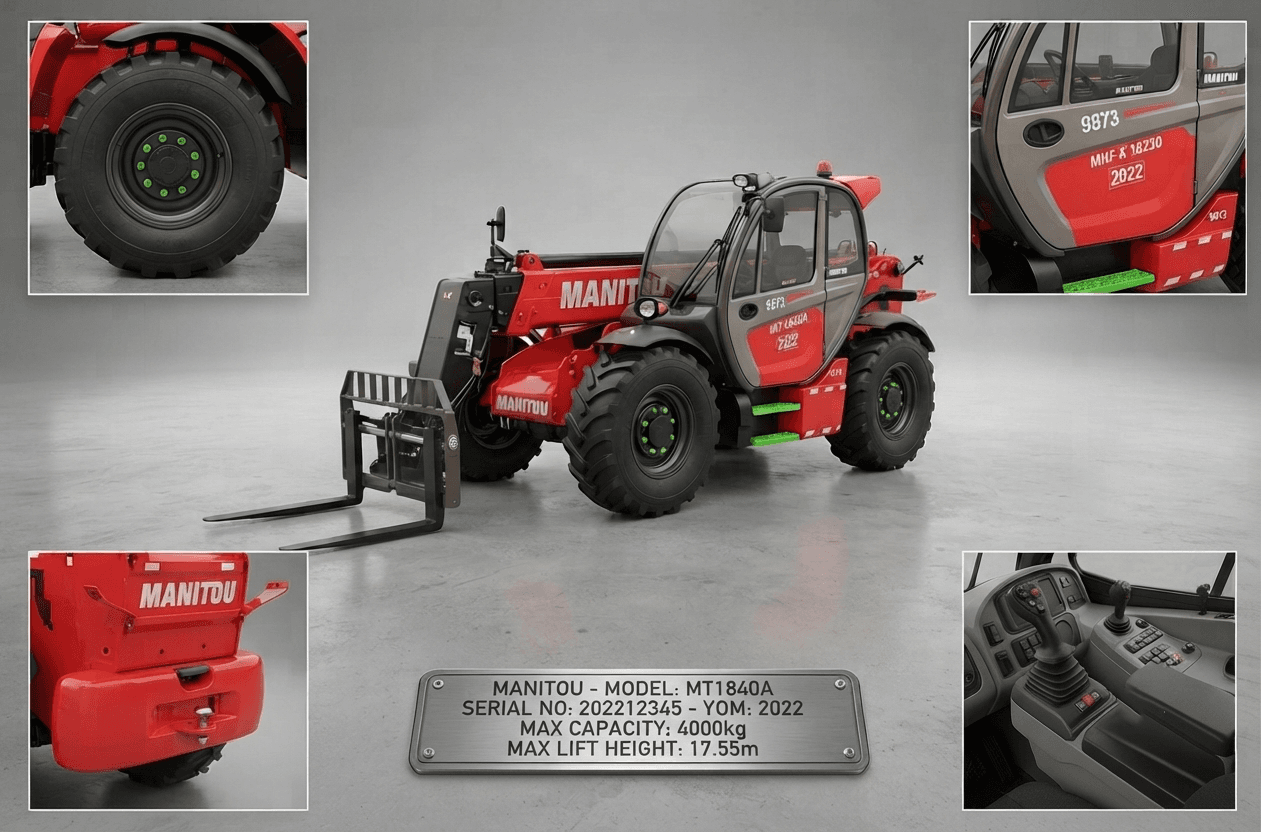Manitou MT1840A telehandler